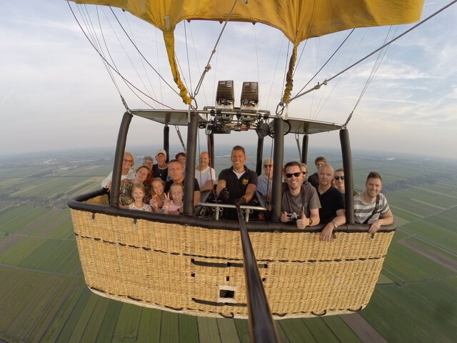 Nederland van boven vanuit een luchtballon (incl. Vlog)