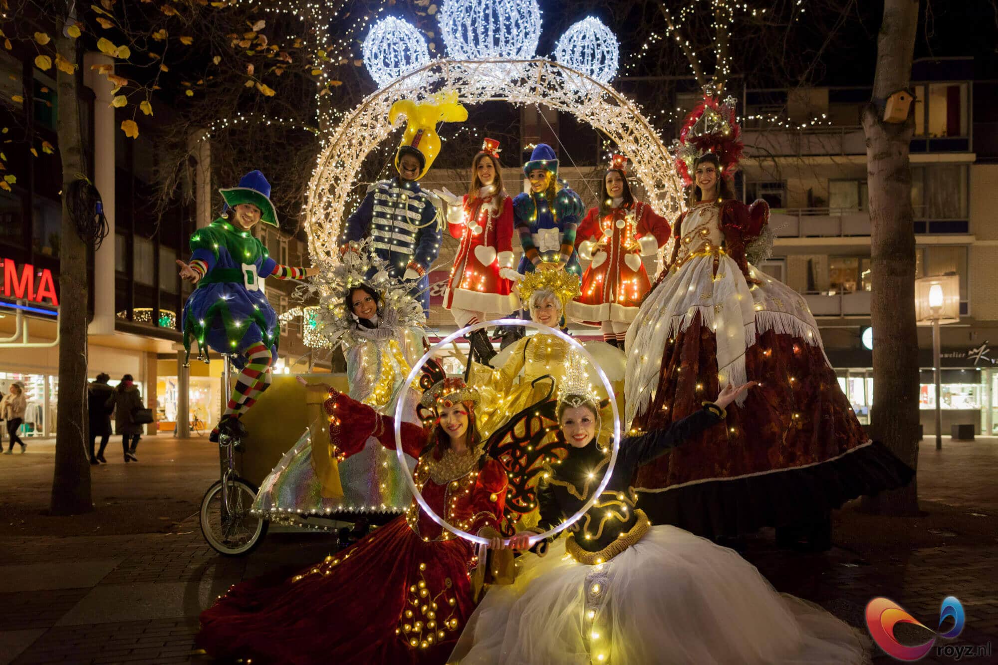 Kerstlichtjes show in Stadshart Zoetermeer