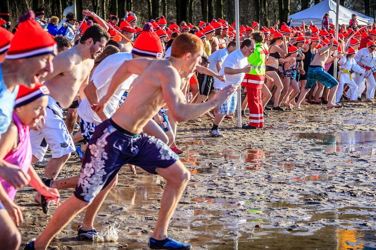 Nieuwjaarsduik in Zoetermeer 2013