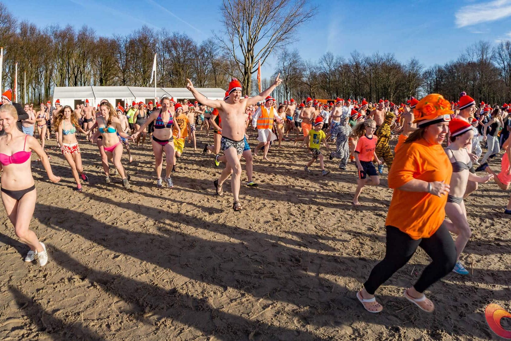 Nieuwjaarsduik Zoetermeer 2016 op het Noord AA