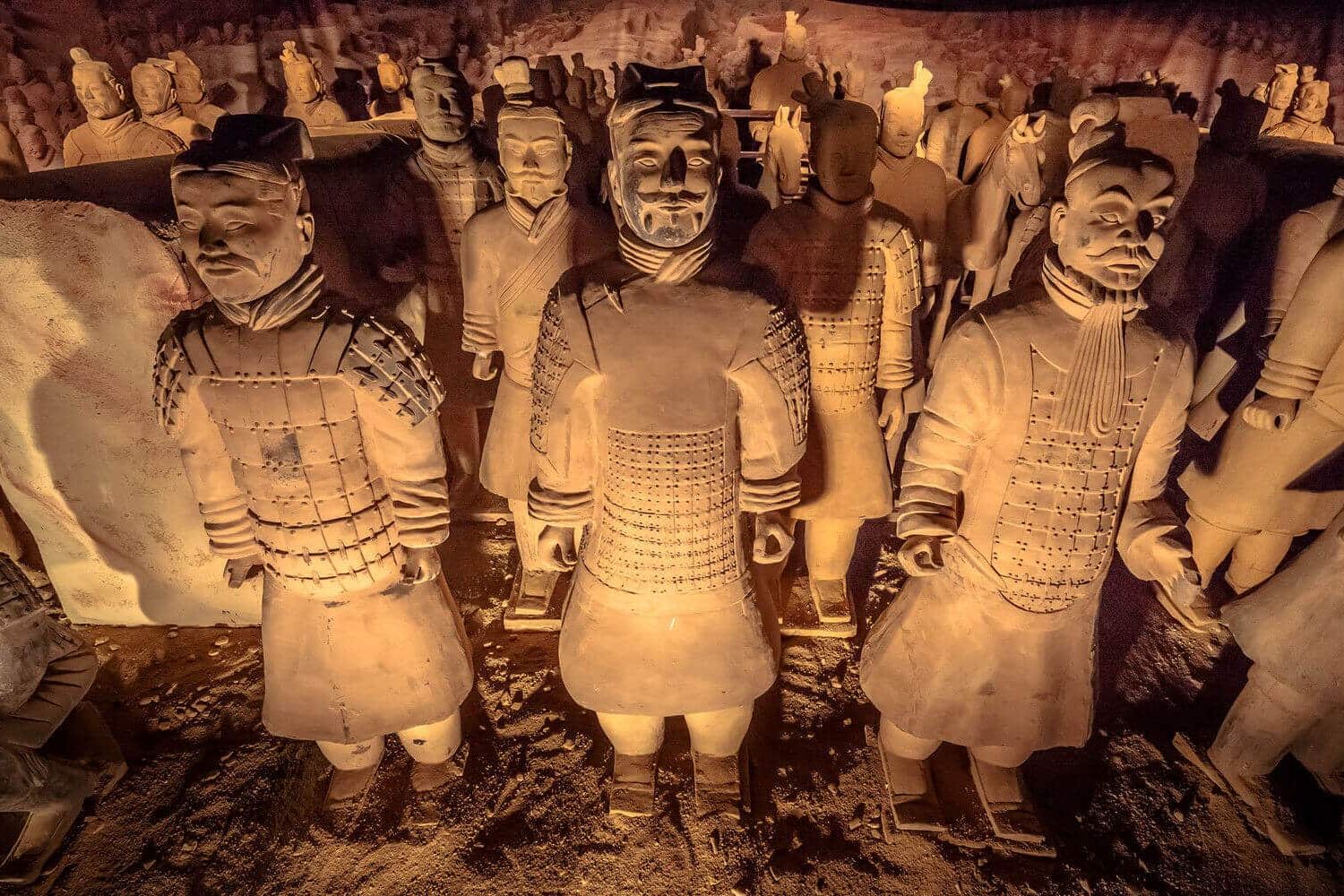 De Terracotta Soldaten uit Xian, China