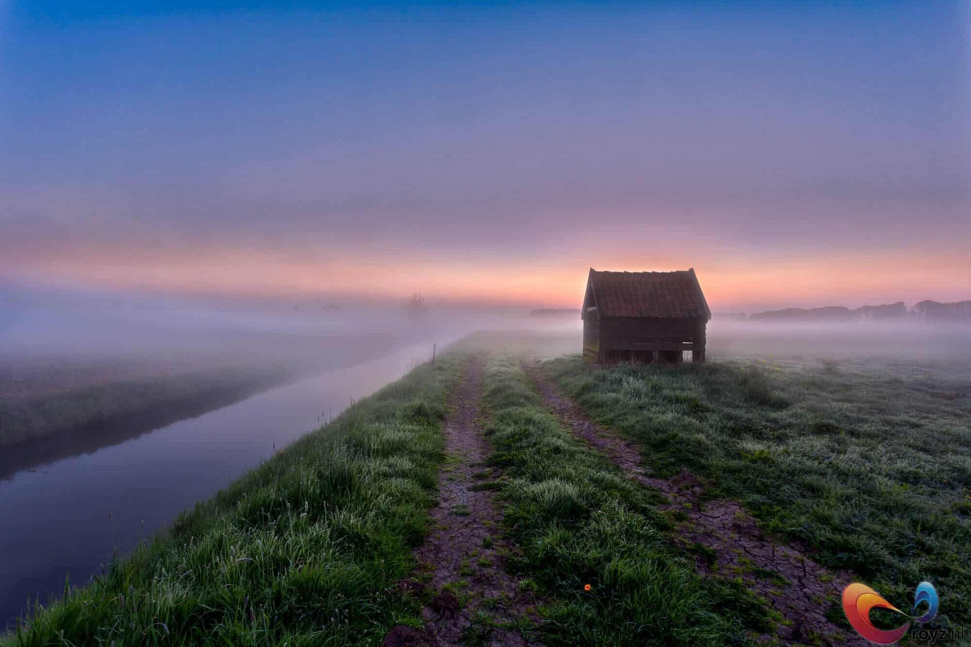 Ochtendmist in de Betuwe