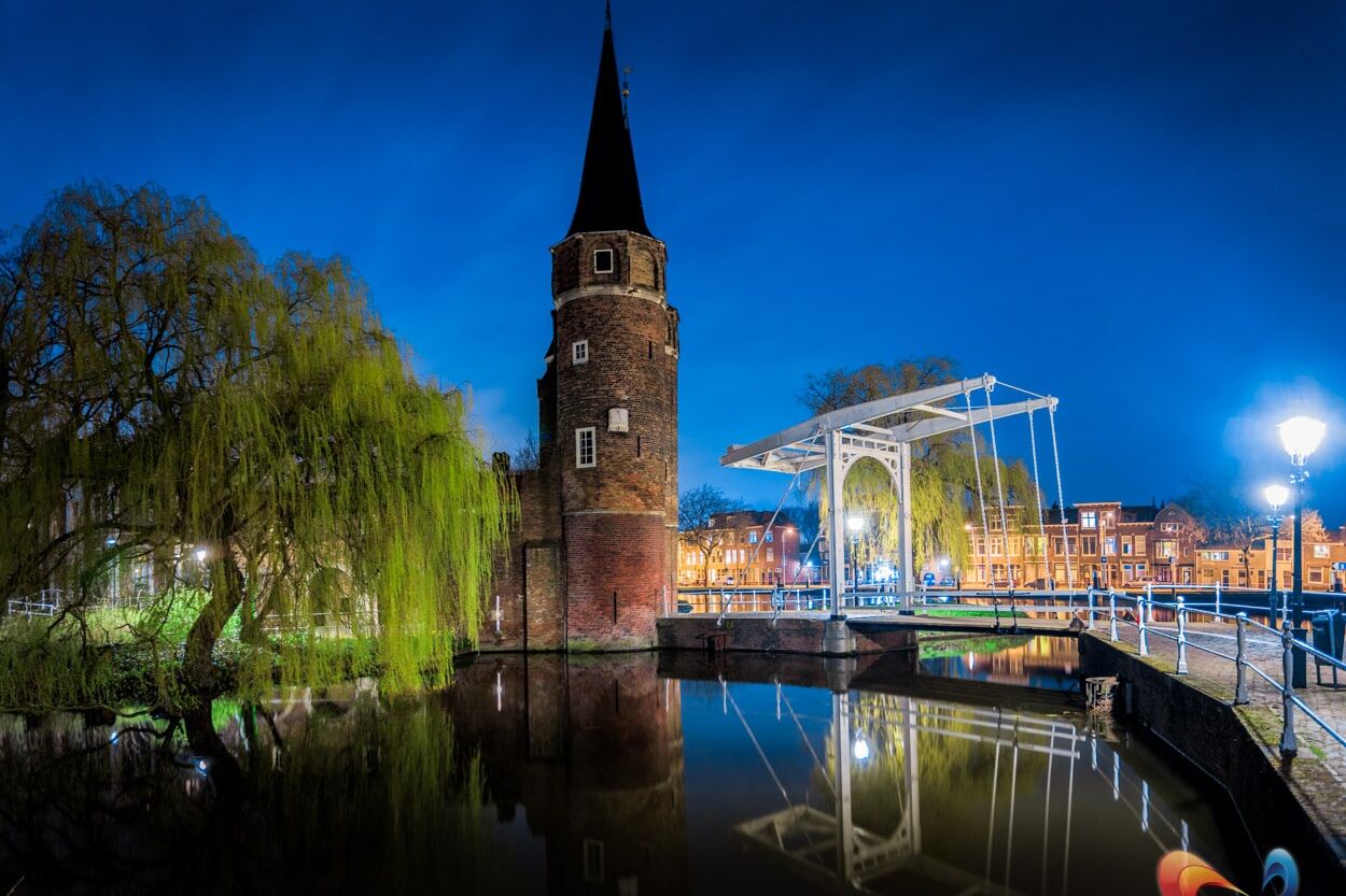 Oostpoort in Delft, een prachtige stadspoort