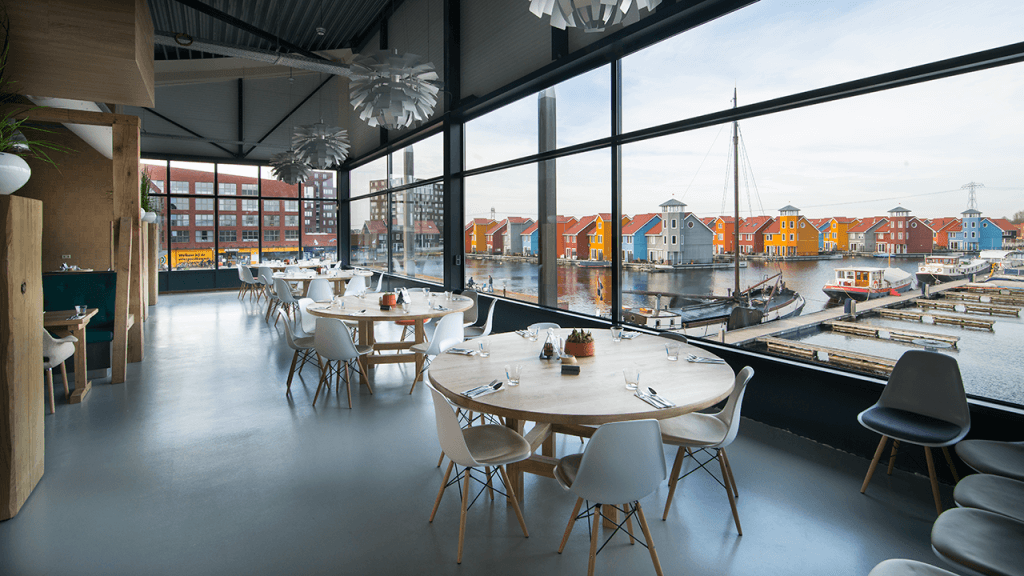 Blue hour reitdiep groningen