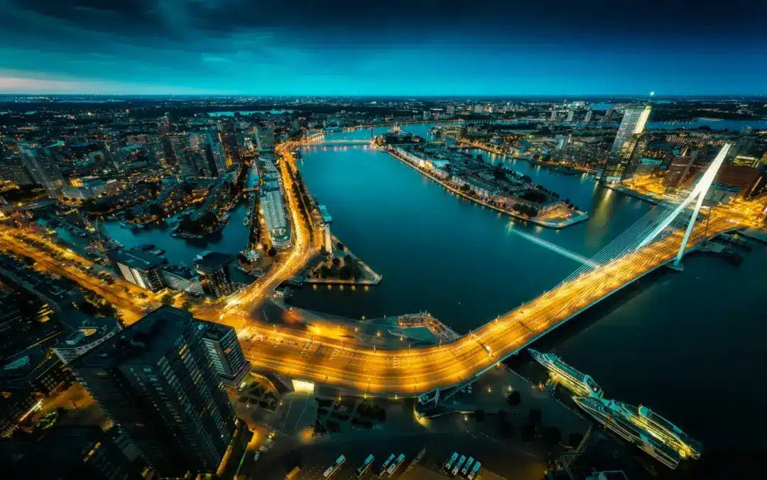Rotterdam vanaf 185m: Super Holland × CELEST