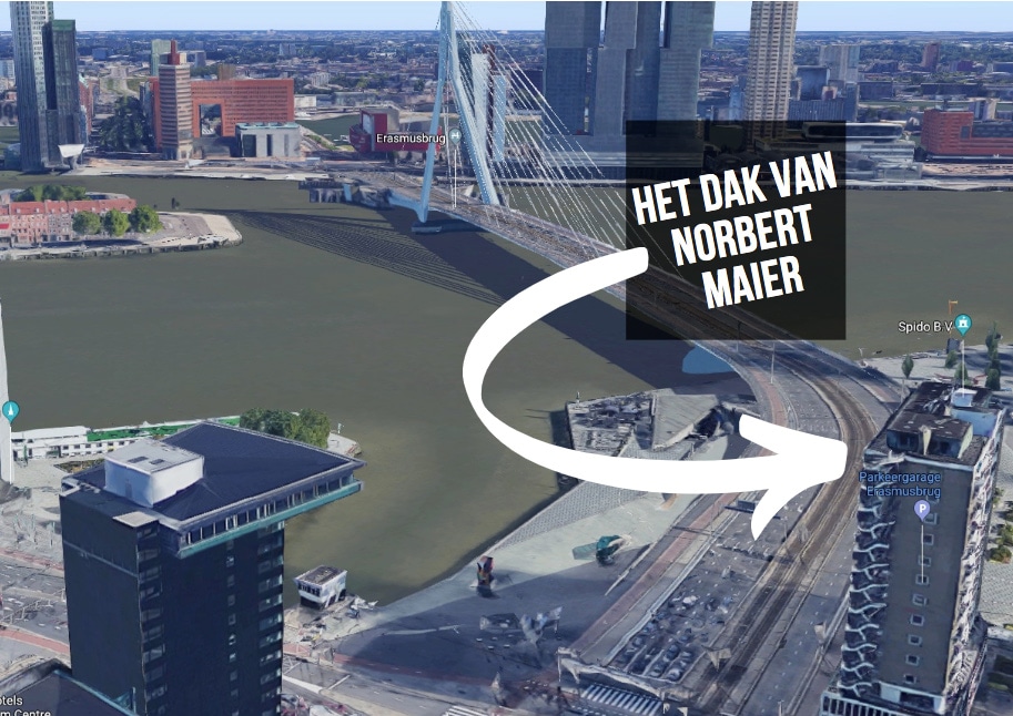 E&eacute;n avond met vijf verschillende luchten bij de Erasmusbrug