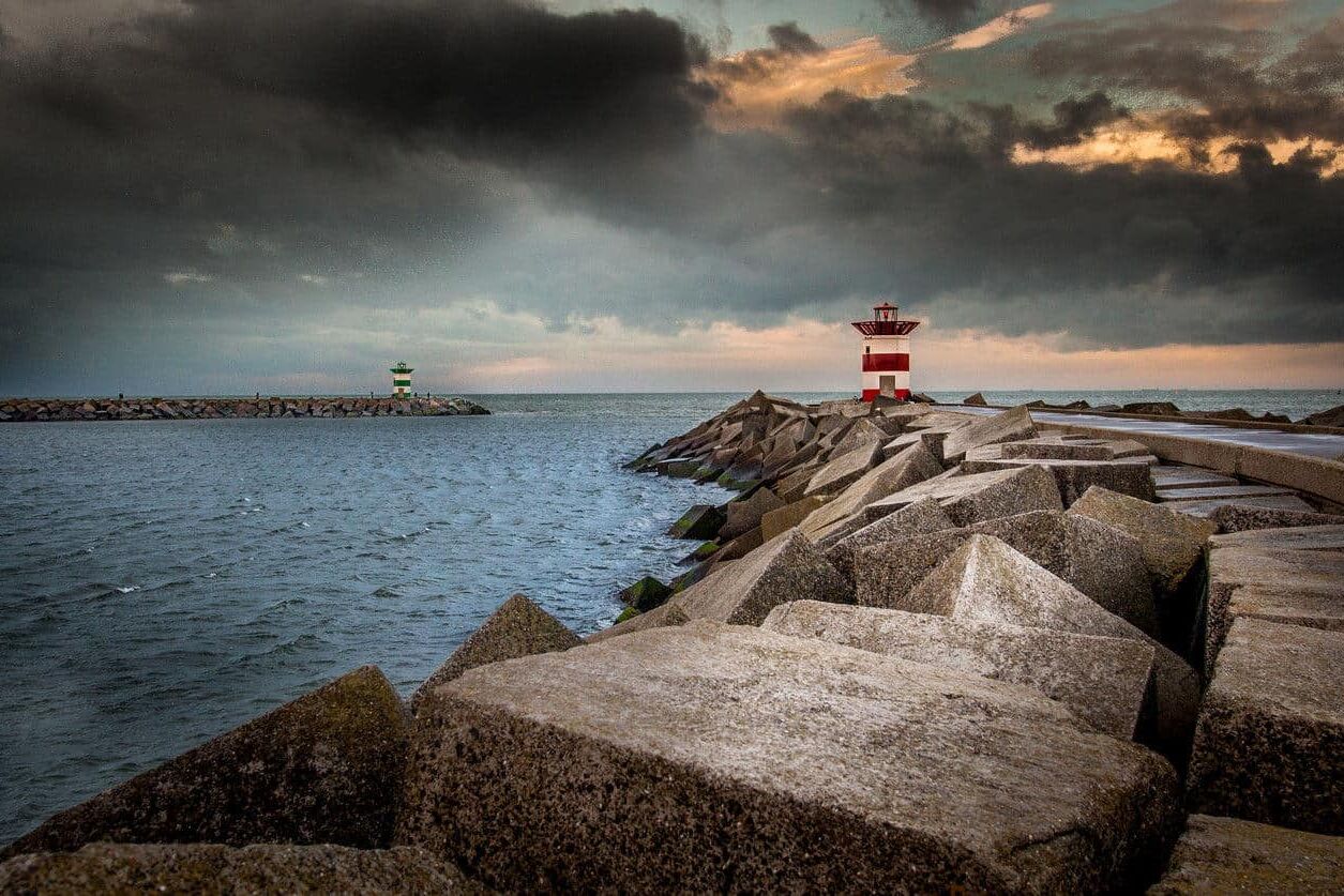 Scheveningen haven in panorama-mode