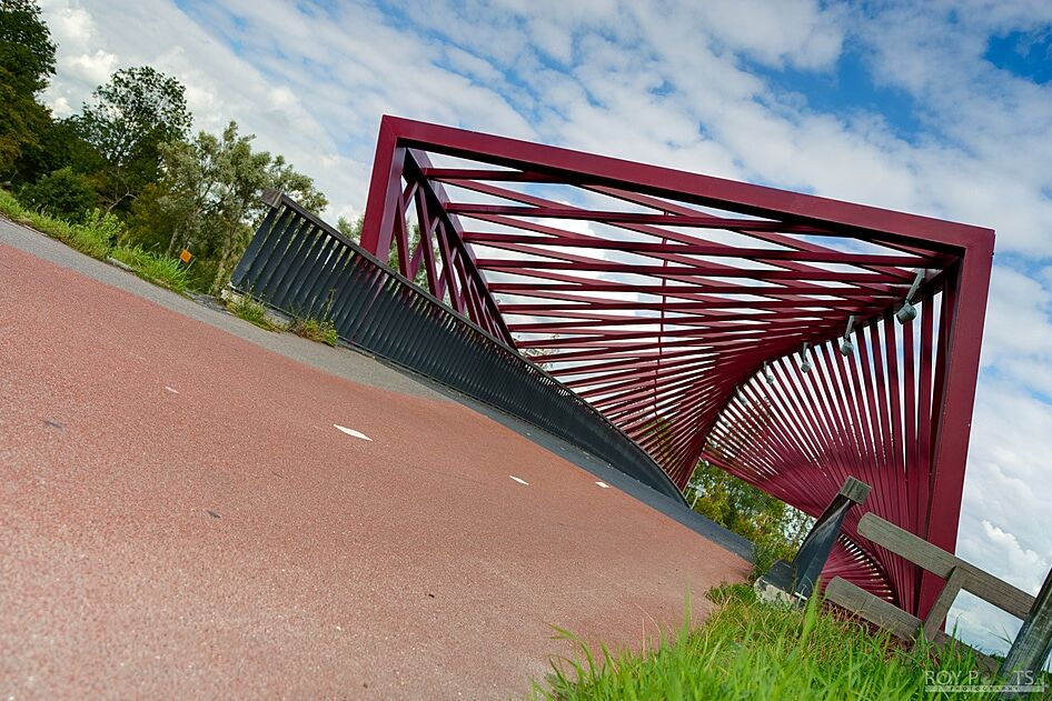 De Twist in Vlaardingen, een brug over de Vlaardingse Vaart