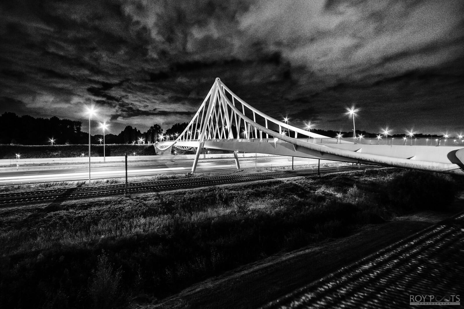 Balijbrug in Zoetermeer... in zwart-wit!