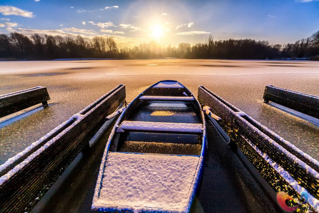Sneeuw in Het Westerpark Zoetermeer