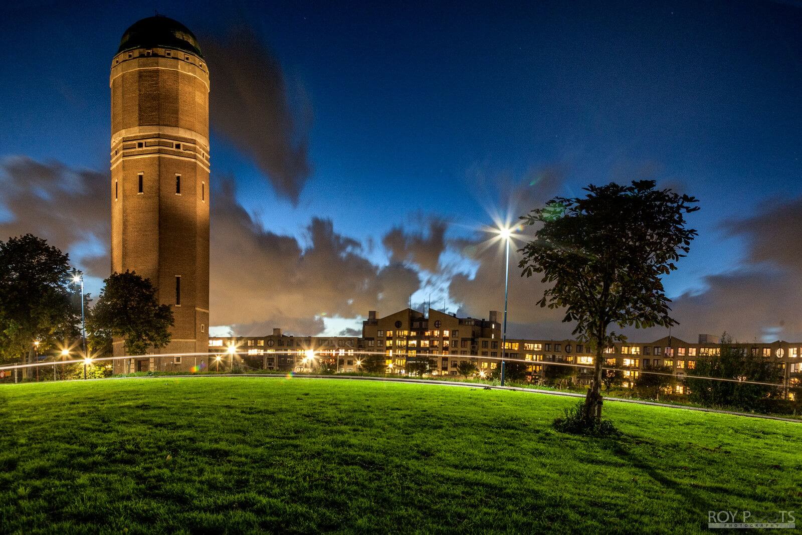 Watertoren Zoetermeer tijdens 
