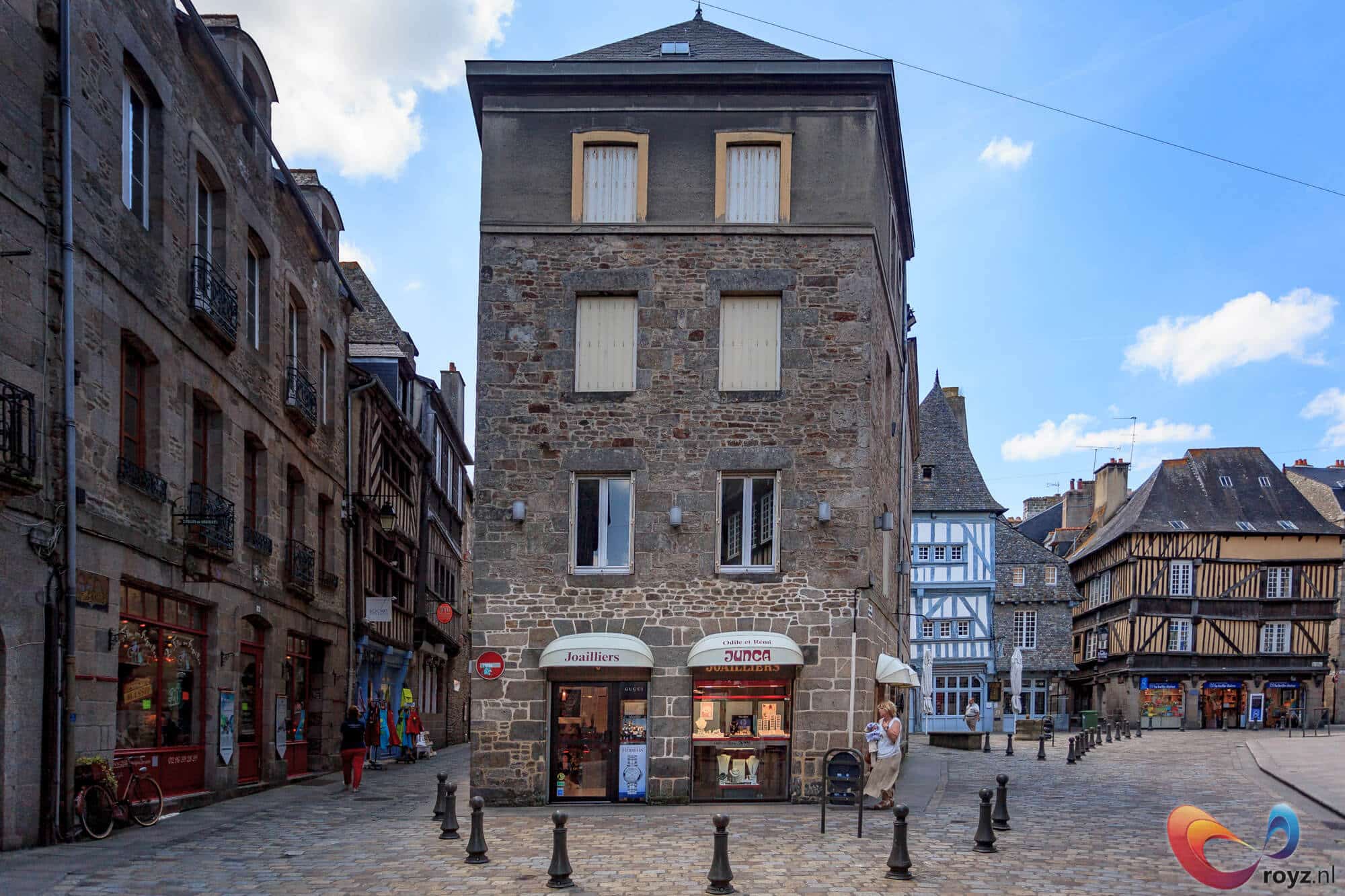 Dinan, een middeleeuwse stad in Bretagne