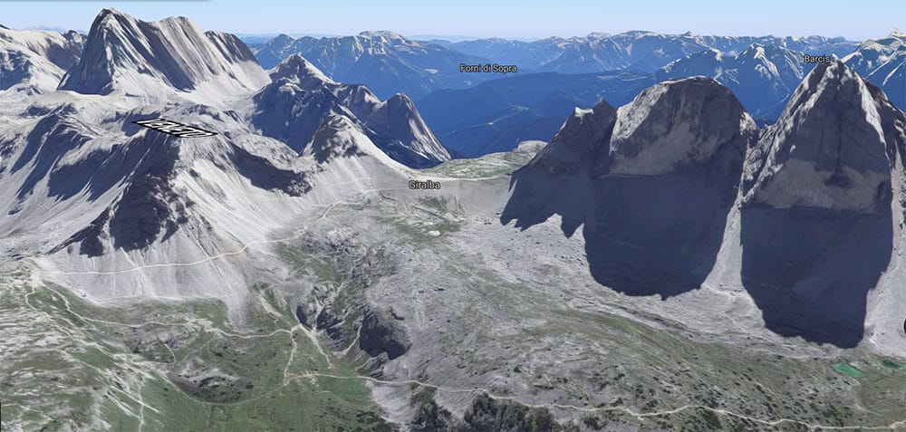 Tre Cime di Lavaredo (Drei Zinnen), een indrukwekkende drievoudige bergtop