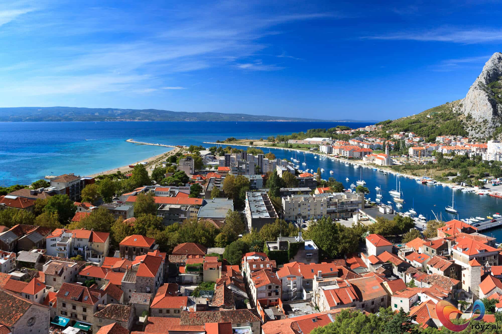 Mooie uitzichten in piratenstad Omiš