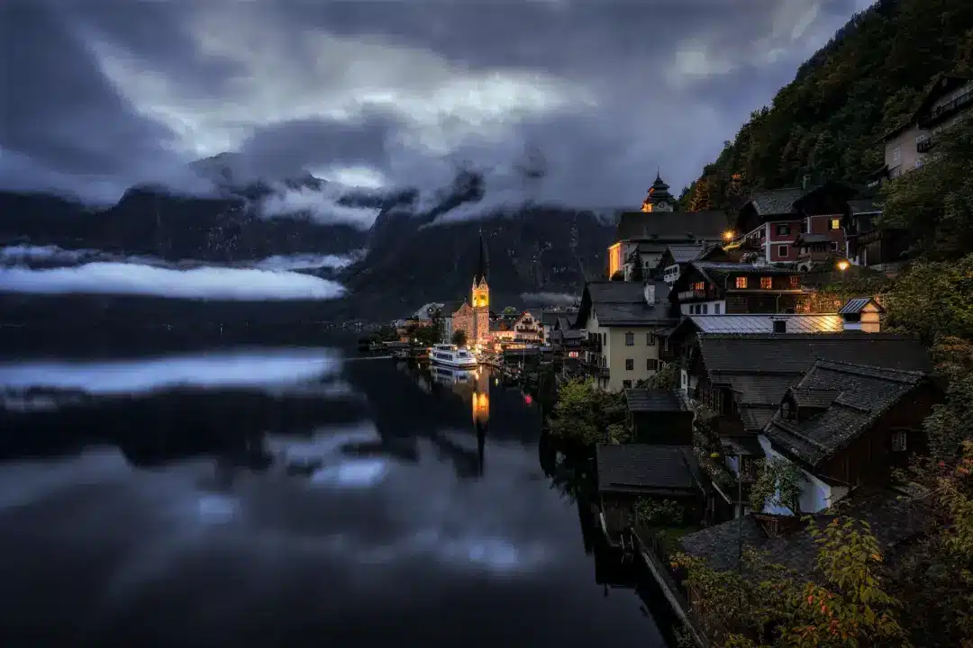 Hallstatt fotograferen in Oostenrijk – Mist, ochtend en avond