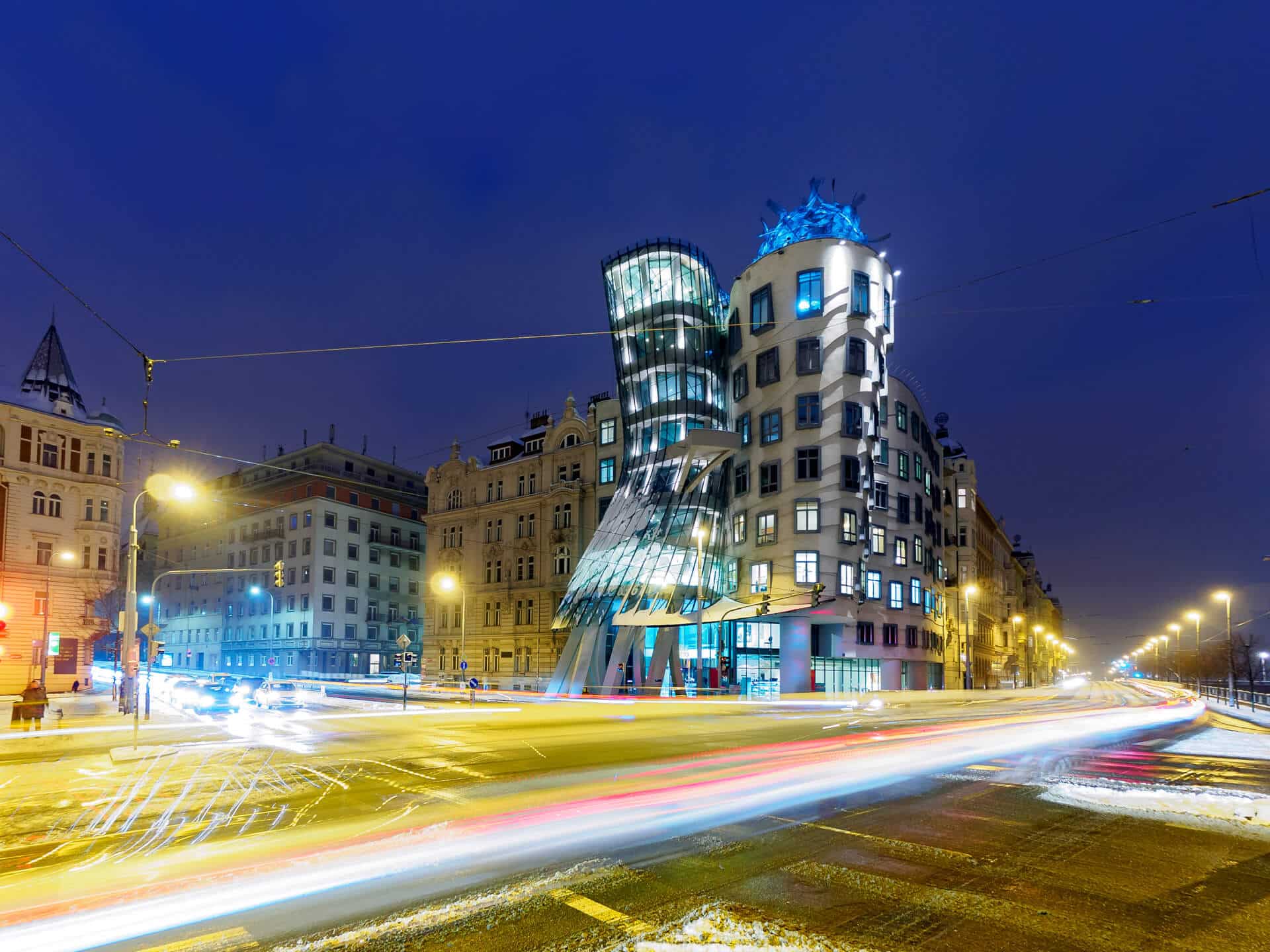 Verhaal achter de foto: Lichtstrepen van auto's zonder statief in Praag!